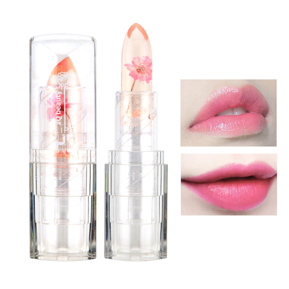 Dried Flower Warming Transparent Jelly Lipstick