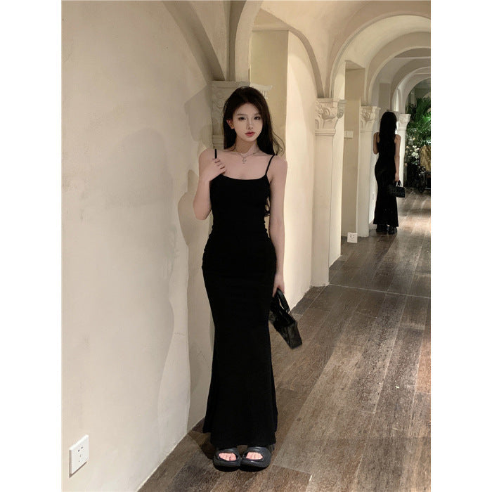 Pure Desire Style Chest-flattering Hot Girl Suspender Dress For Women