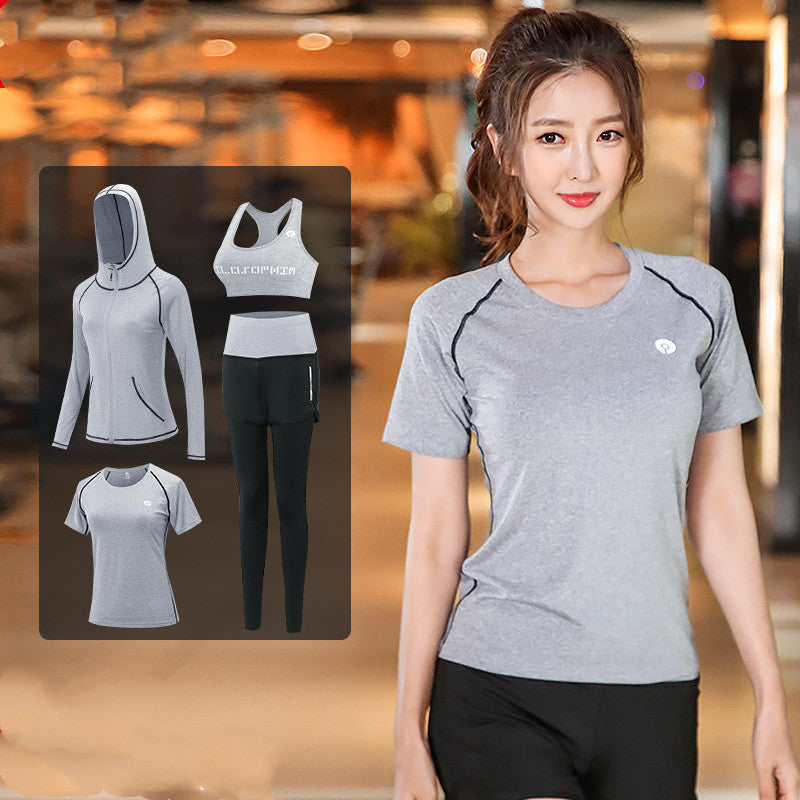 Running gym Yoga suit Four-piece suit