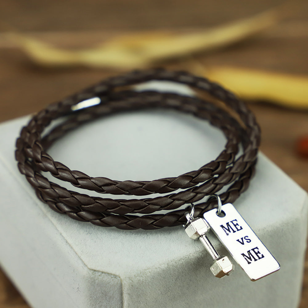 3 lap bracelet woven bracelet