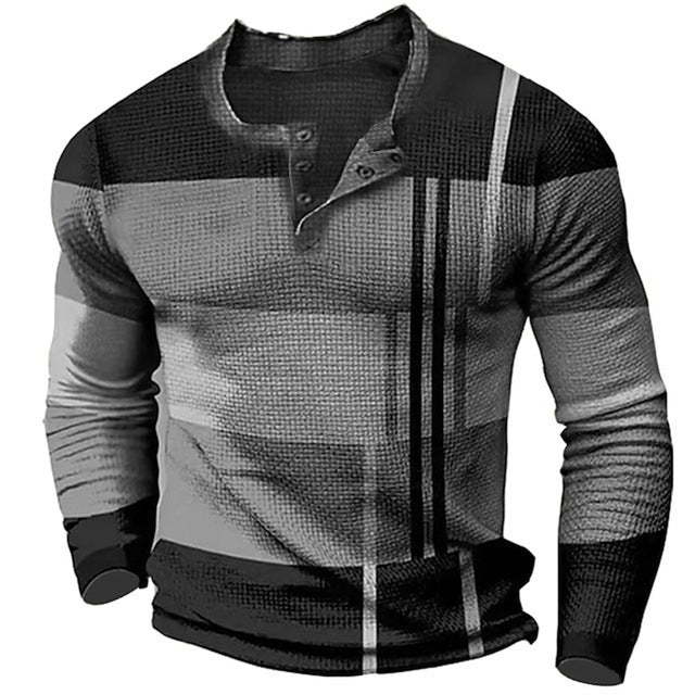 Men's Long Sleeve T-shirt Digital Printing Long Sleeve