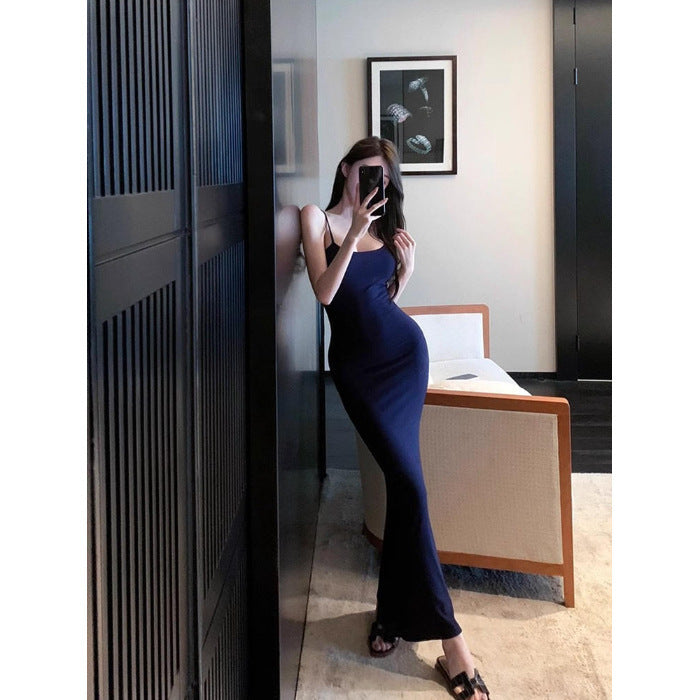 Pure Desire Style Chest-flattering Hot Girl Suspender Dress For Women