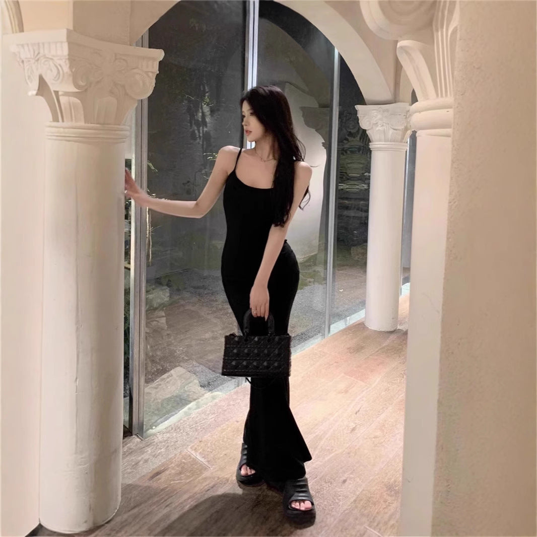 Pure Desire Style Chest-flattering Hot Girl Suspender Dress For Women