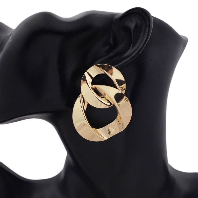 Fashion Temperament Entry Lux Simple Earrings For Women