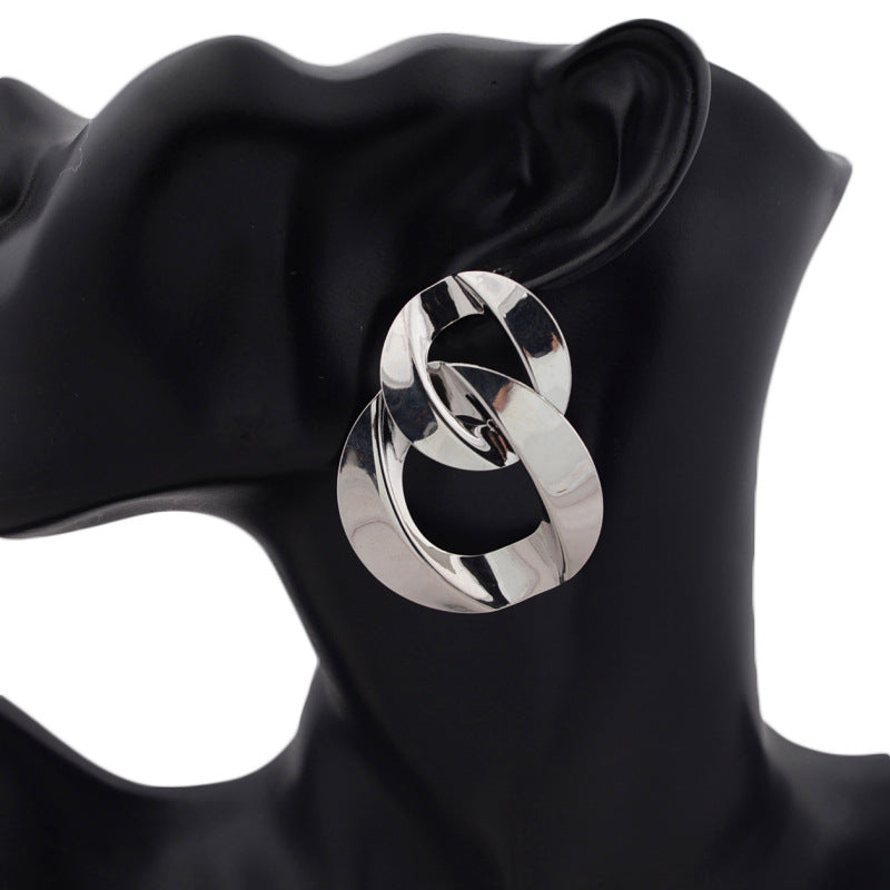 Fashion Temperament Entry Lux Simple Earrings For Women