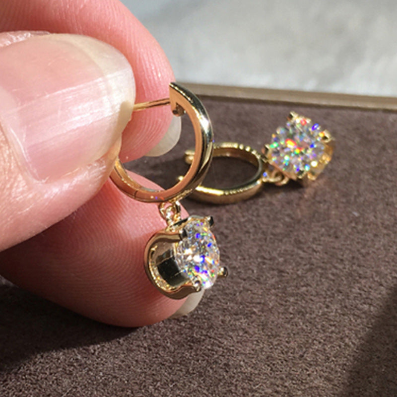 Angel Kiss Diamond Ear Retaining Ring Elegant