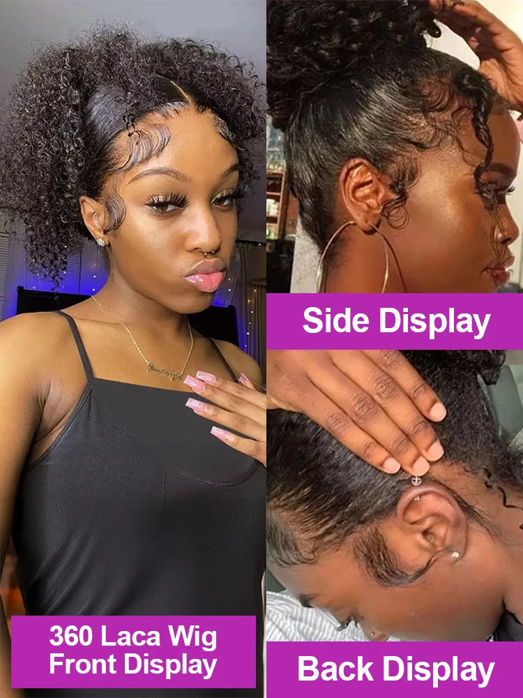 13x6 360 Hd Lace Frontal Wig Loose Deep Wave Wigs Brazilian Women Curly Human Hair 40 46Inch Water Wave 13x4 Lace Front Wig 300%