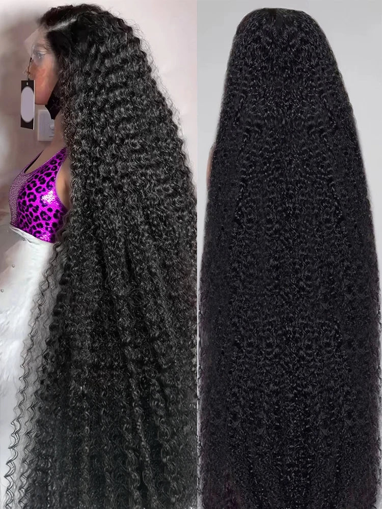 13x6 360 Hd Lace Frontal Wig Loose Deep Wave Wigs Brazilian Women Curly Human Hair 40 46Inch Water Wave 13x4 Lace Front Wig 300%