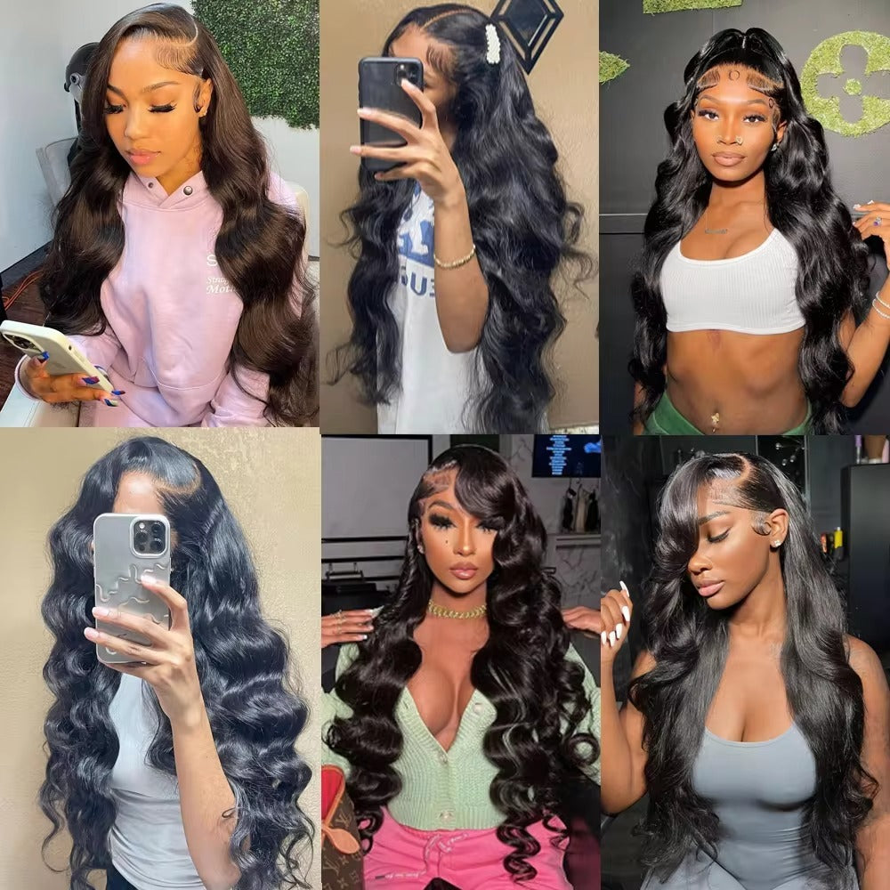 6x4 Density Virgin Human Hair Wigs For Black Women