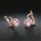 Korean Retro Crown Earrings Ear Clip