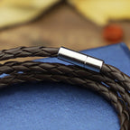 3 lap bracelet woven bracelet