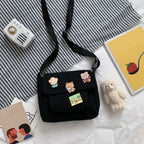 Cute Canvas Small Bag Diagonal Bag All-Match Student Girl Shoulder Bag