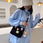 Cute Canvas Small Bag Diagonal Bag All-Match Student Girl Shoulder Bag