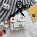 Cute Canvas Small Bag Diagonal Bag All-Match Student Girl Shoulder Bag