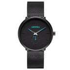 Fashion Casual Geneva Mens Watch Quartz Stainless Steel Brand