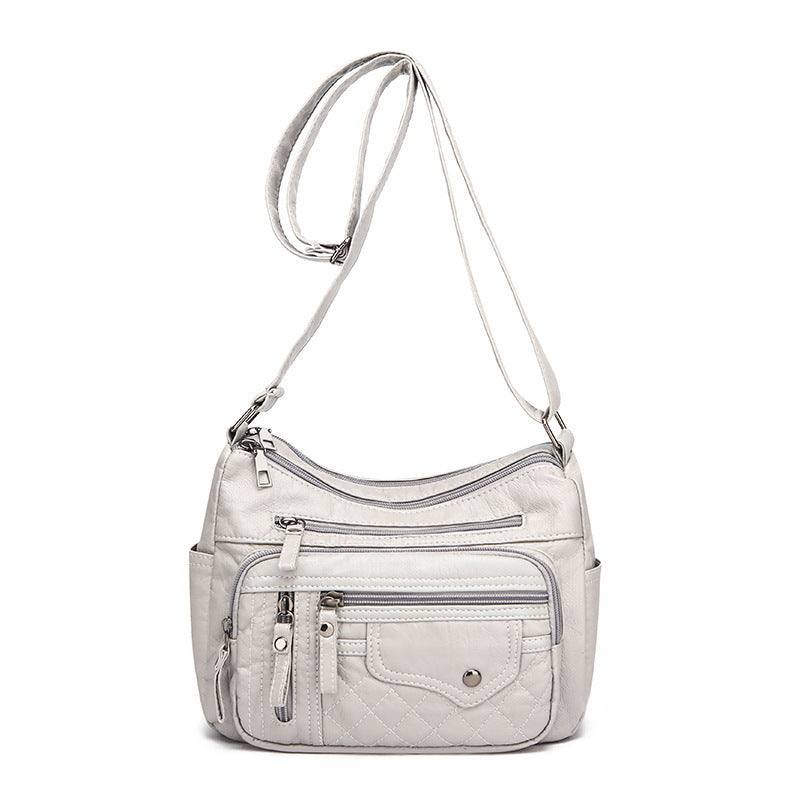 Women's Leather Large-capacity Crossbody Bag