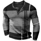 Men's Long Sleeve T-shirt Digital Printing Long Sleeve