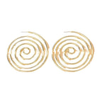 Women's Exaggerated Geometry Mosquito Coil Earrings
