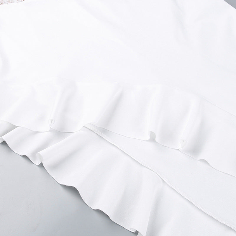 Women's Split Stitching Lace Dress