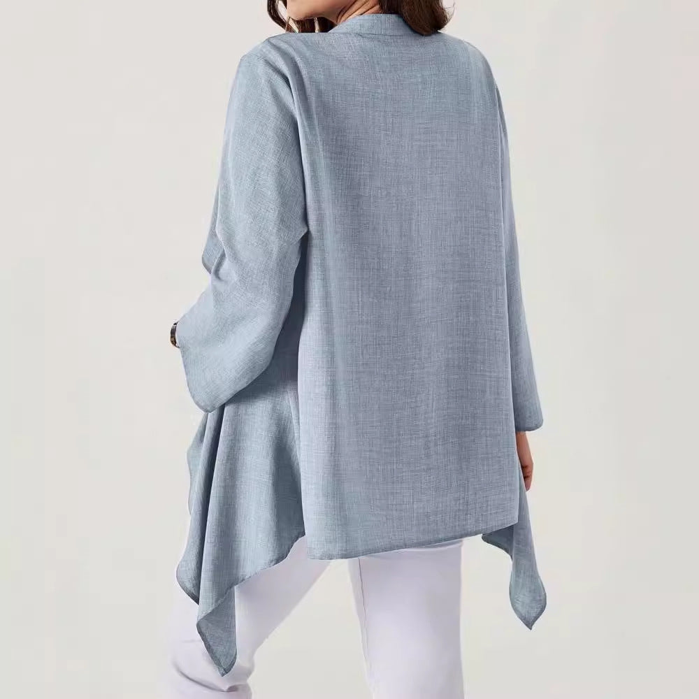 V-neck Thin Sleeve Jacket Cardigan For Women