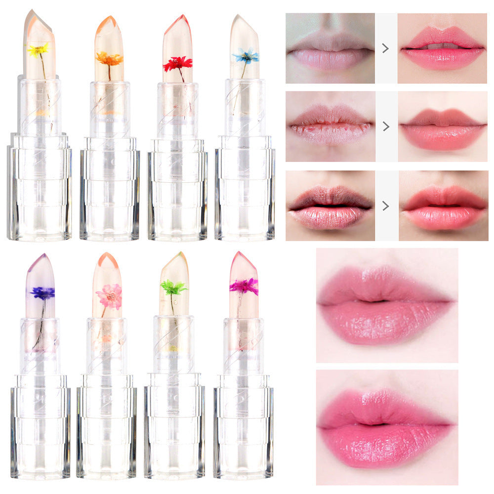 Dried Flower Warming Transparent Jelly Lipstick
