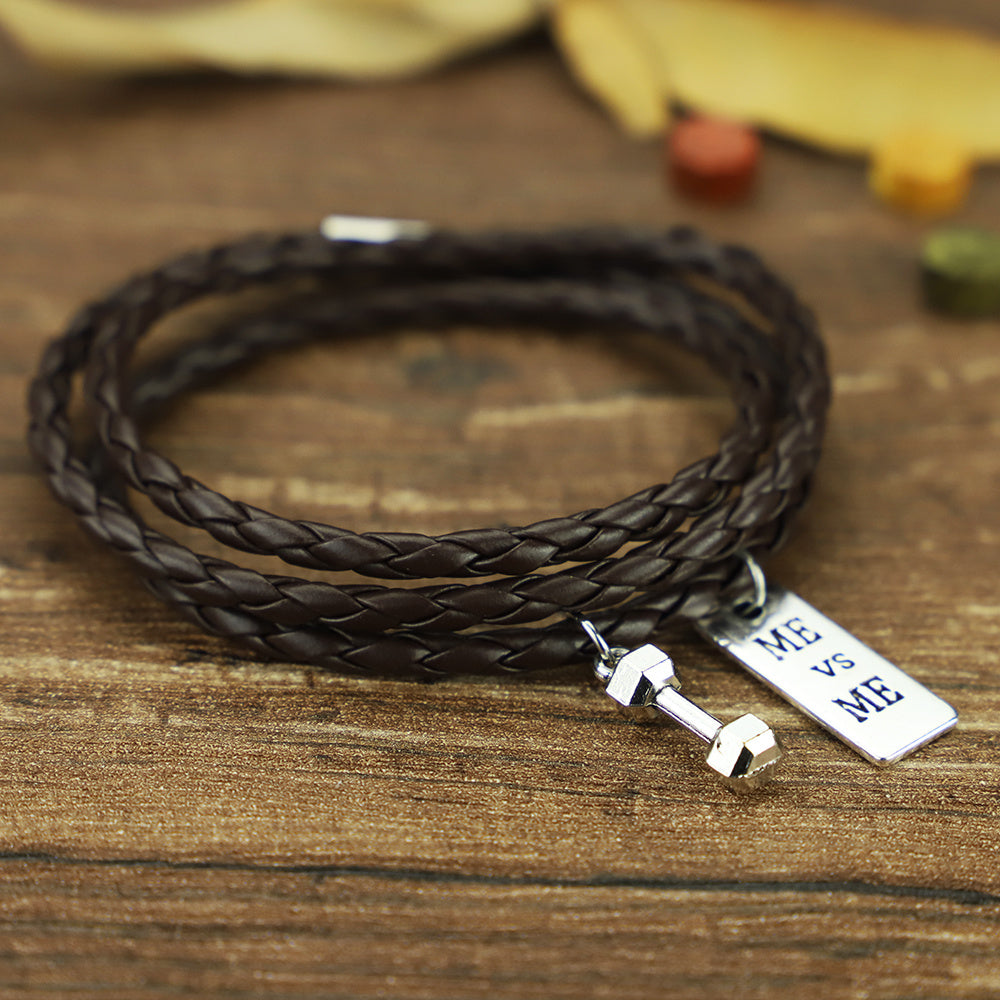 3 lap bracelet woven bracelet