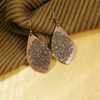 Retro Women's Fashion Personalized Printed Earrings