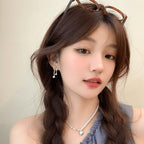 XINGX Pendant Drill Stud Earrings Women's Exquisite Design