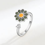Fashion Personality Rotatable Flower Ring For Women