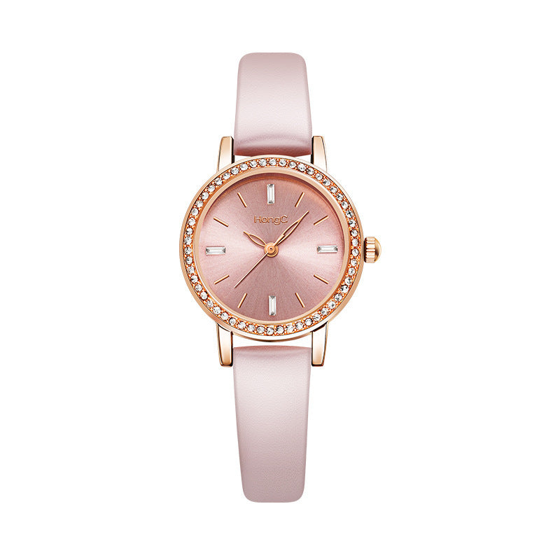 Women's Watch Student Fashion Diamond Quartz Watch