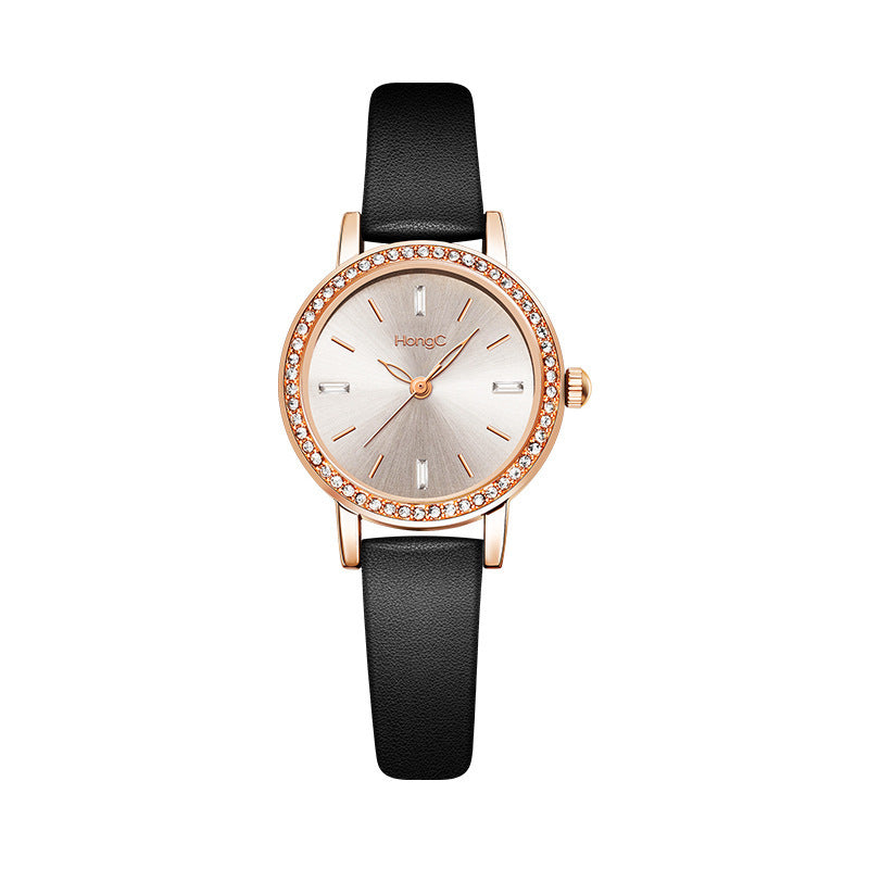 Women's Watch Student Fashion Diamond Quartz Watch
