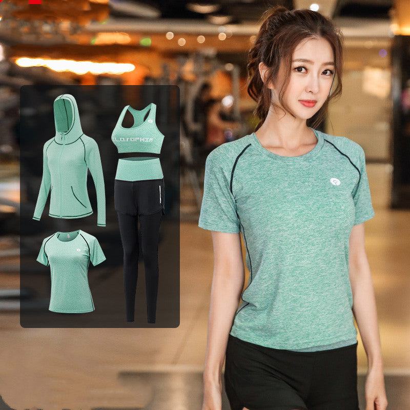Running gym Yoga suit Four-piece suit