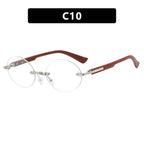 Women's All-match Frameless Trimming Oval Sunglasses