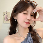 XINGX Pendant Drill Stud Earrings Women's Exquisite Design