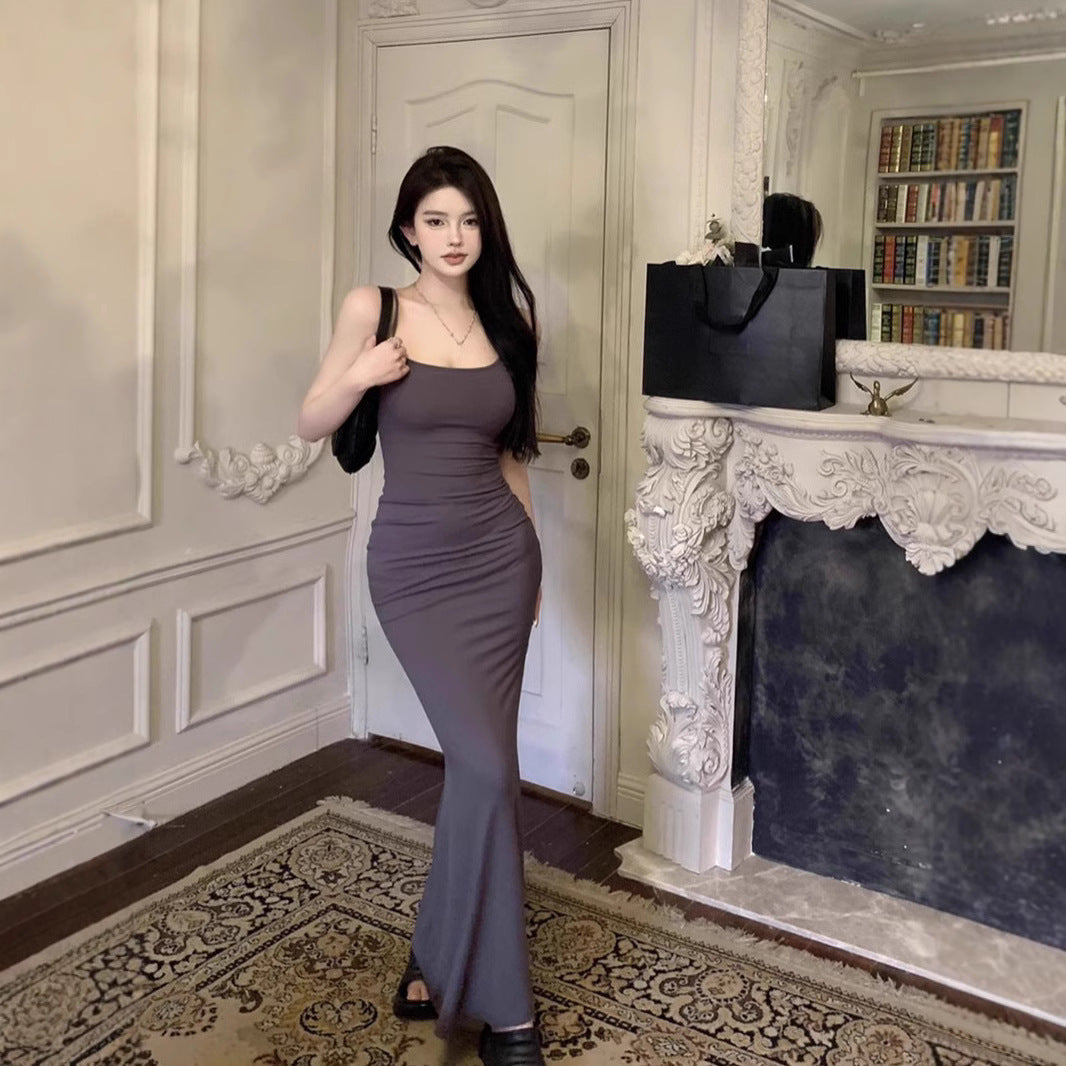 Pure Desire Style Chest-flattering Hot Girl Suspender Dress For Women