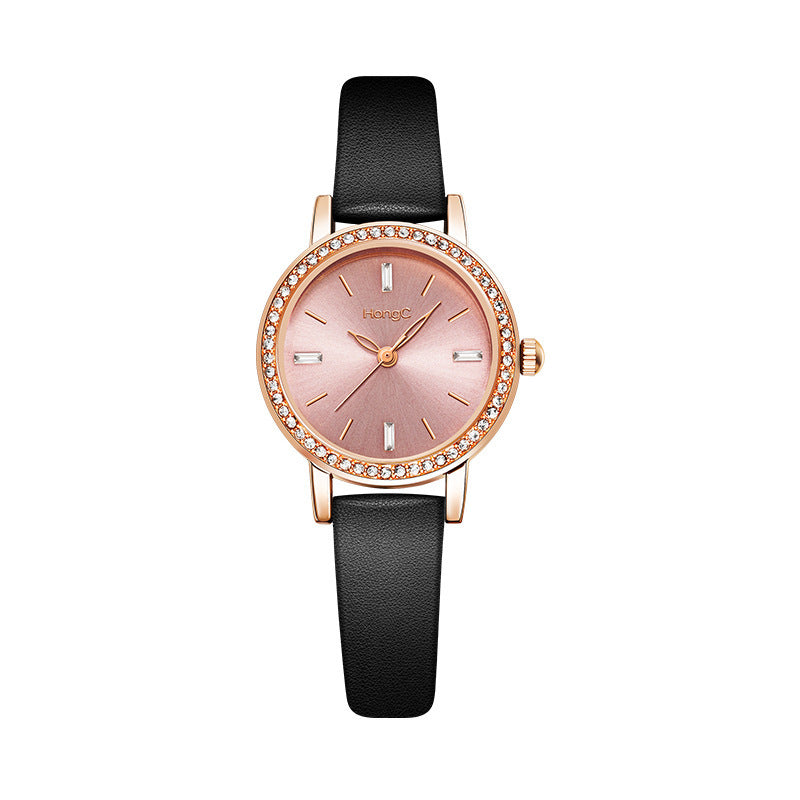 Women's Watch Student Fashion Diamond Quartz Watch