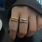 Women's Fashion Irregular Glossy Wide Ring