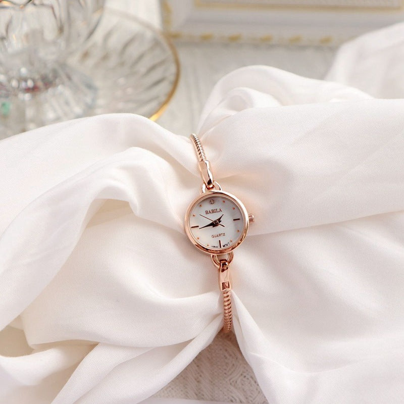 Retro Small Golden Watch Quartz Women's Watch