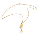 Funny Design Sense Basketball Little Man Necklace Fashion