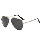 Metal Polarized Sunglasses Men's Large Frame Glasses