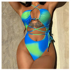 Women's One-piece Swimsuit Tube Top Hollow Personality One-piece