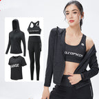 Running gym Yoga suit Four-piece suit