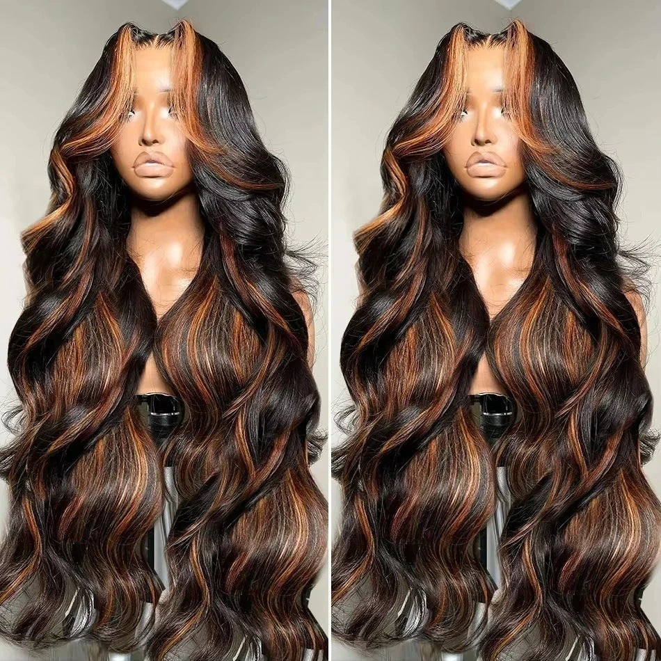Gradient Color Big Wave Wig High-temperature Fiber