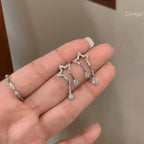 XINGX Pendant Drill Stud Earrings Women's Exquisite Design