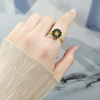 Fashion Personality Rotatable Flower Ring For Women