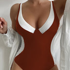 Women's One-piece Bikini Swimsuit With Printed Design