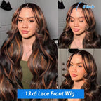 Gradient Color Big Wave Wig High-temperature Fiber