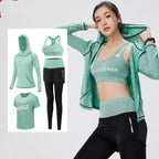 Running gym Yoga suit Four-piece suit