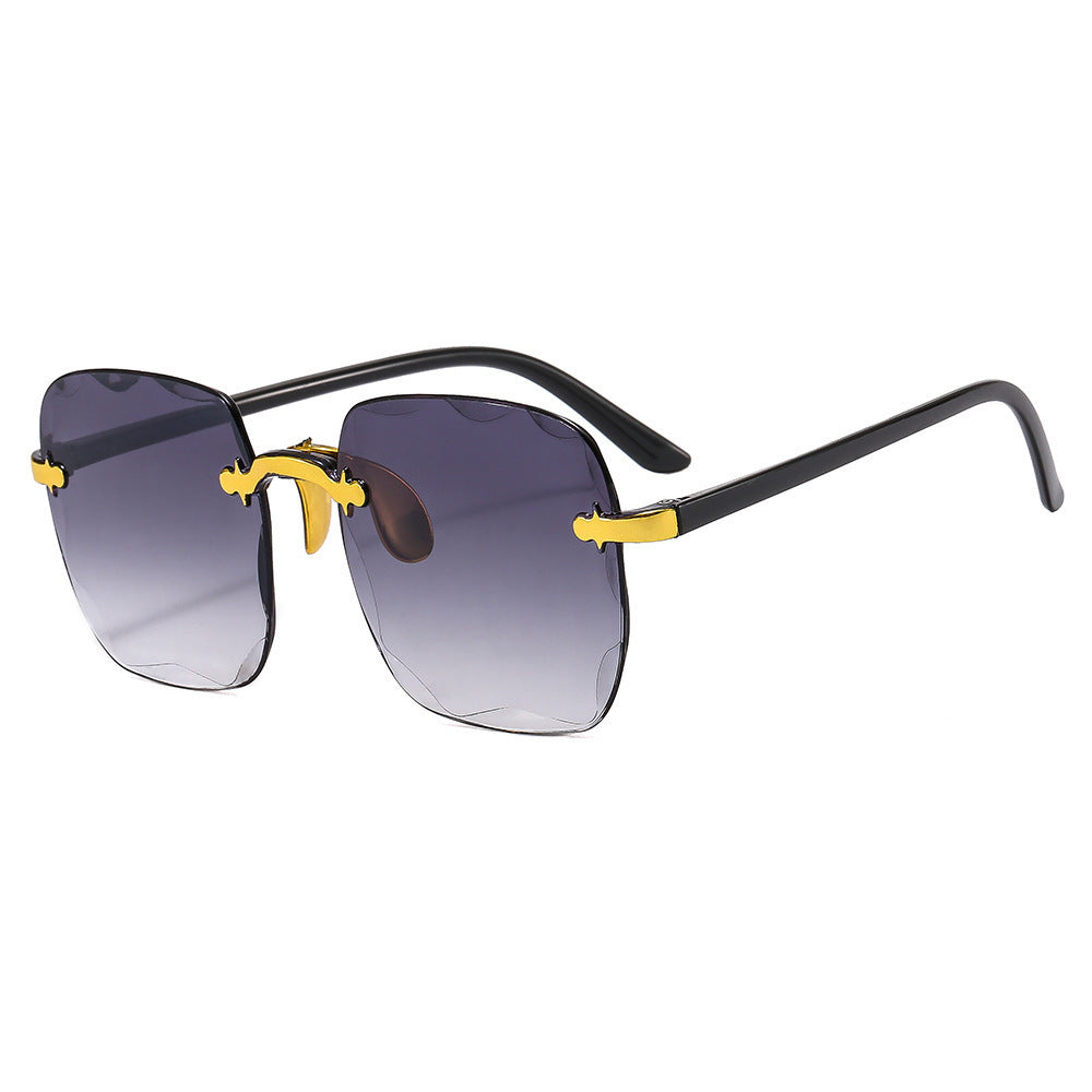 Rimless Square Sunglasses For Women