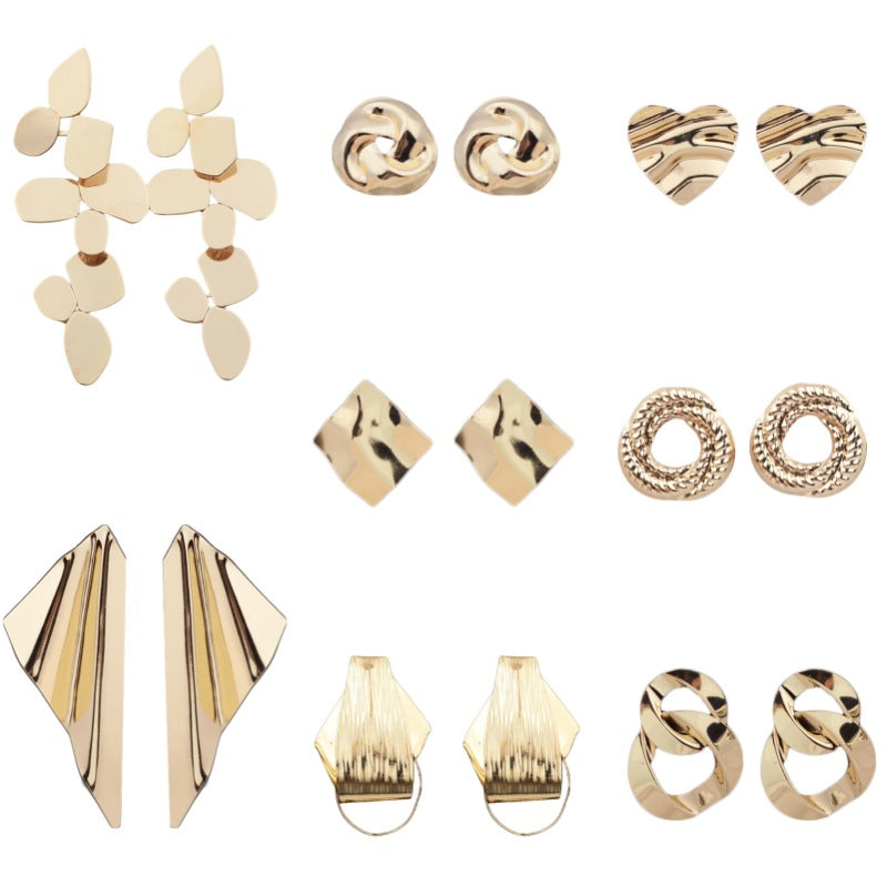 Fashion Temperament Entry Lux Simple Earrings For Women